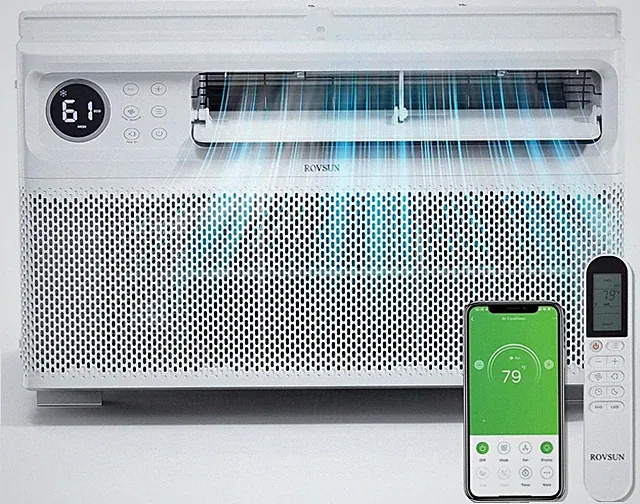 10000 BTU WiFi Inverter Window Air Conditioner Window Cools up to 450 sq.ft