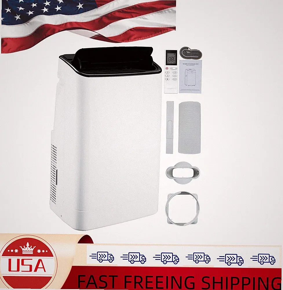 14000 BTU Portable Air Conditioner with Remote Control, 3-in-1 Free Standing Coo