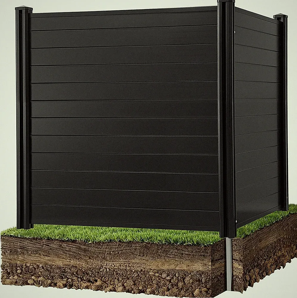 2 Panels Outdoor Privacy Screen, 48 X 48 in Air Conditioner Fence with 27.6 in G