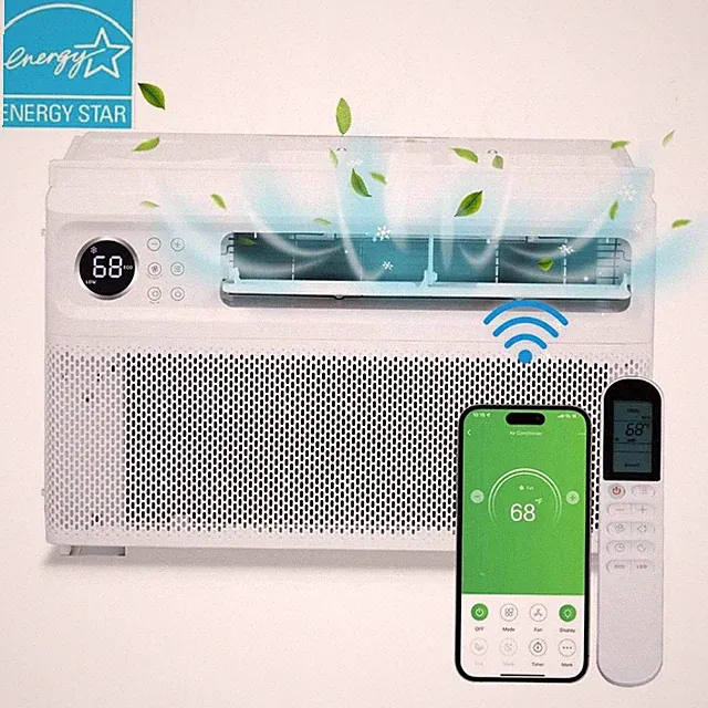 8000 BTU WIFI Inverter Window Air Conditioner Energy-Saving Window AC Unit & Kit