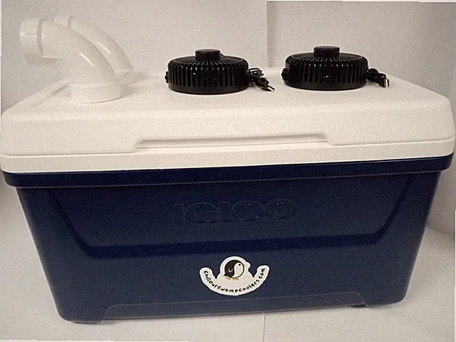 Air Cooler Portable Air Conditioner 48 qt TWO 3 SPEED USB FANS FOR POWER Tent