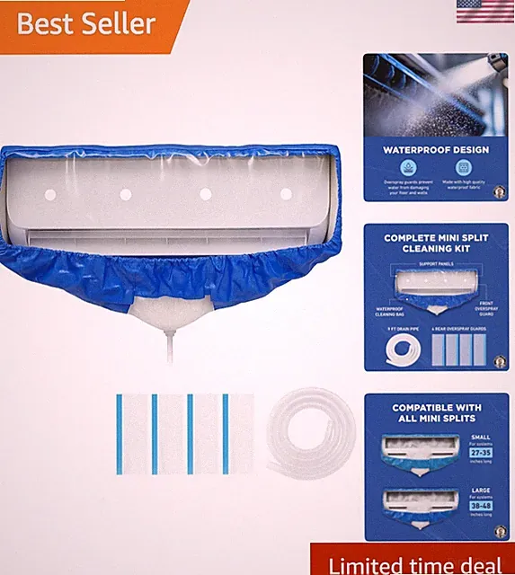 Mini Split Cleaning Bag | 360 Waterproof Design | Fits Systems 38in - 48in Lo...